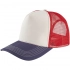 Blink baseball cap, milk with red.