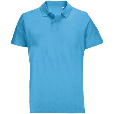 
                                                Women's Pulse polo shirt, bright turquoise.
                                                