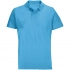 Women's Pulse polo shirt, bright turquoise.