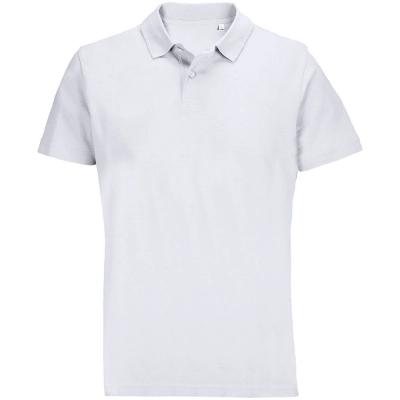 
                                                Pulse unisex white polo shirt.
                                                