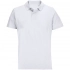 Pulse unisex white polo shirt.