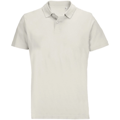 
                                                Pulse unisex milk-white polo shirt.
                                                