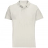 Pulse unisex milk-white polo shirt.