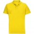 Unisex yellow Pulse polo shirt.