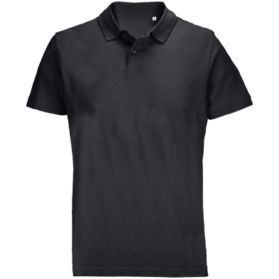 
                                                Pulse unisex black polo shirt.
                                                
