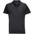 Pulse unisex black polo shirt.