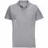 Unisex grey Pulse polo shirt.