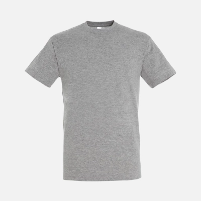 
                                                Unisex Titan grey melange t-shirt.
                                                