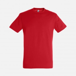 Unisex red Titan t-shirt.