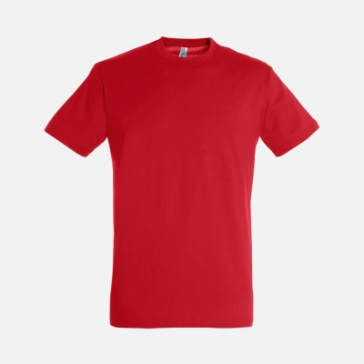 
                                                Unisex red Titan t-shirt.
                                                