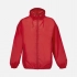 Unisex red Shield windbreaker.