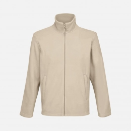 Unisex grey-beige Nitro fleece jacket.