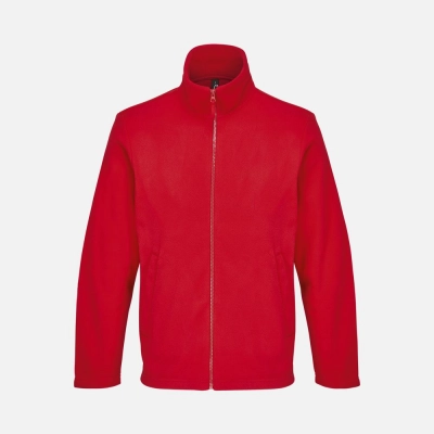 
                                                Unisex red Nitro fleece jacket.
                                                