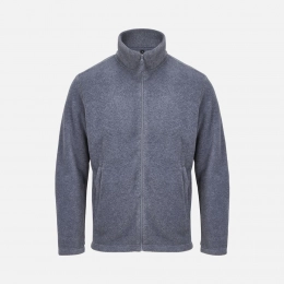 Nitro unisex grey melange fleece jacket.