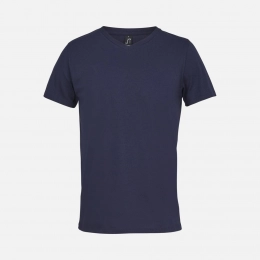 Regent unisex V-neck cobalt (dark blue) t-shirt.