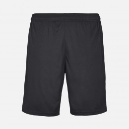 Unisex black Thunder shorts.
