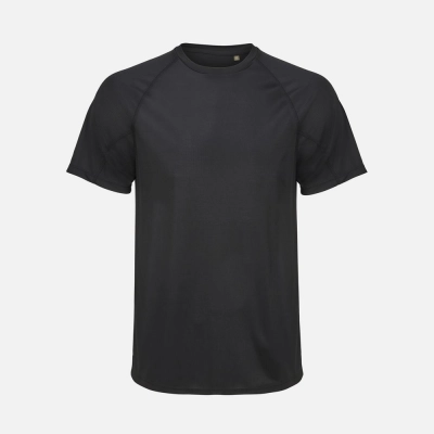 
                                                Unisex Vortex black sports t-shirt.
                                                