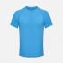 Unisex Vortex sports t-shirt, bright turquoise.