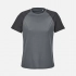Vortex Women black and dark grey women's sports t-shirt.