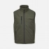 Falcon BW unisex dark khaki softshell vest.
