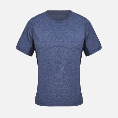 
                                                Unisex Storm dark blue melange sports t-shirt.
                                                