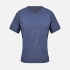 Unisex Storm dark blue melange sports t-shirt.