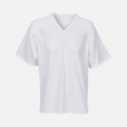Unisex Nino T-shirt with V-neck, white.