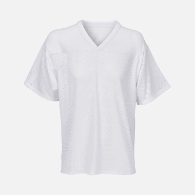 
                                            Unisex Nino T-shirt with V-neck, white.
                                            