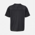 Unisex Nino T-shirt with V-neck, black.