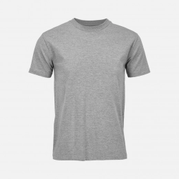 Unisex Cliff grey melange t-shirt.