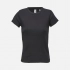 Women's black Sara t-shirt.