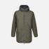 Unisex Reverse dark khaki parka jacket.