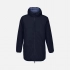 Unisex dark blue Reverse parka jacket.