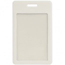 Devon pass case, white