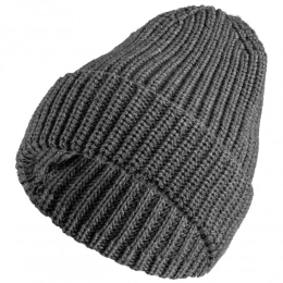 Nordkyn beanie, grey melange (ebony)