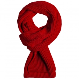 Nordkyn scarf, red