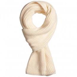 Nordkyn scarf, milky white