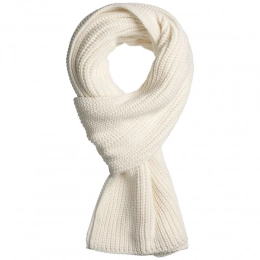 Nordkyn white (milky) scarf