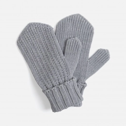 Варежки Nordkyn, светло-серый меланж