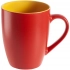 Bright Tulip mug, matte, red with yellow