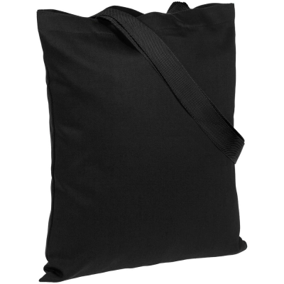 
                                                Black BrighTone canvas bag with black handles
                                                