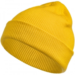 Bright yellow Life Explorer cap.