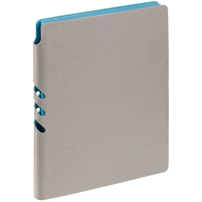 
                                                Flexpen diary, undated, silver-turquoise, with a white block
                                                