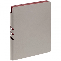 Flexpen undated silver-burgundy diary with white block