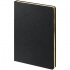 Saffian undated black diary.