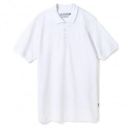 Men's Neptune polo shirt, white