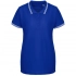 Virma Stripes Lady Women's Polo Shirt, bright Blue