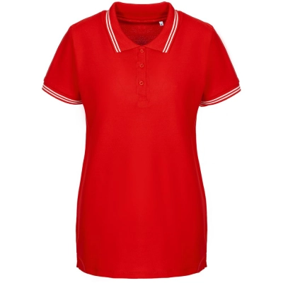 
                                                Virma Stripes Lady Women's Polo Shirt, red
                                                