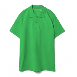 Men's Virma Premium polo shirt, green apple.