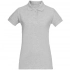 Virma Premium Lady women's polo shirt, grey melange